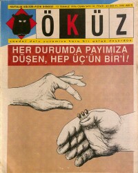 Öküz Haftalık Kültür-Fizik Dergisi 12 Temmuz 1996 Sayı : 10 NDR89576 - Gökçekoleksiyon