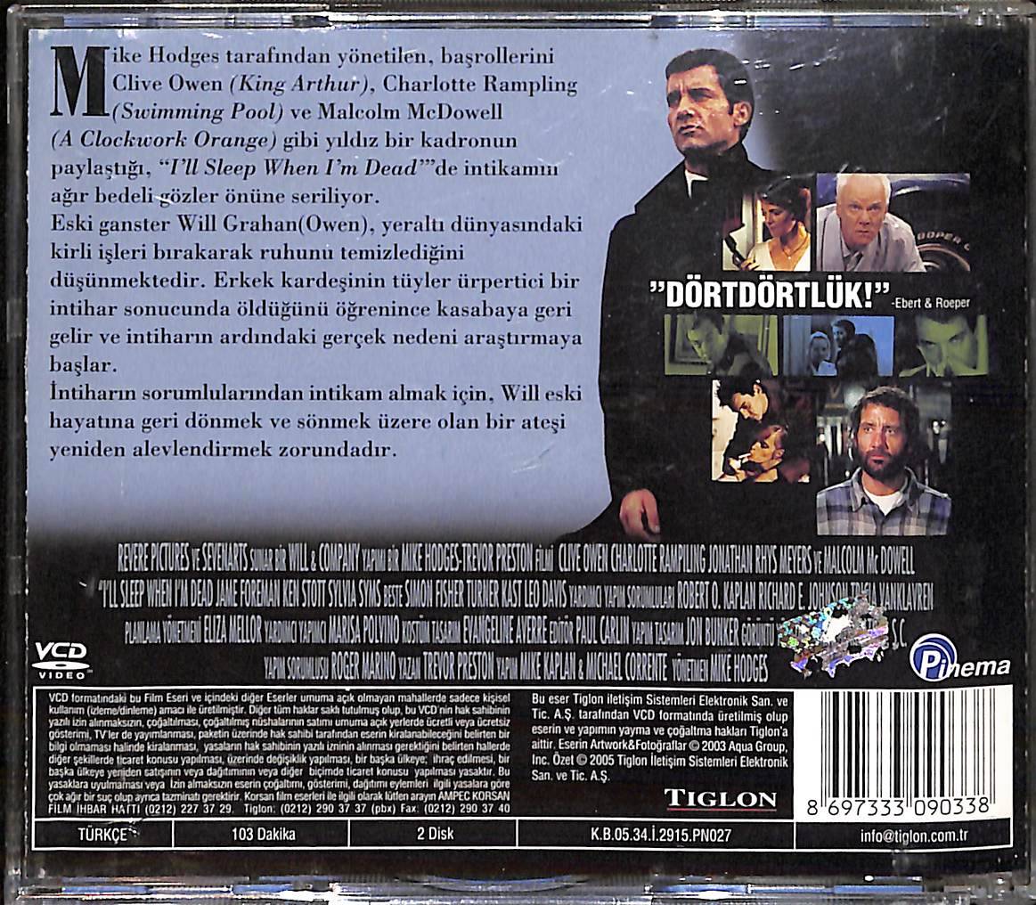 Öldüğümde Uyuyacağım (2003) Orjinal VCD Film ' Clive Owen ' VCD28337 - 2