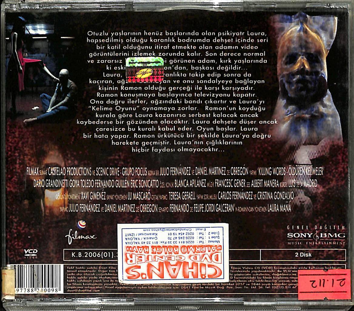 Öldüren Kelimeler VCD Film VCD14512 - 2