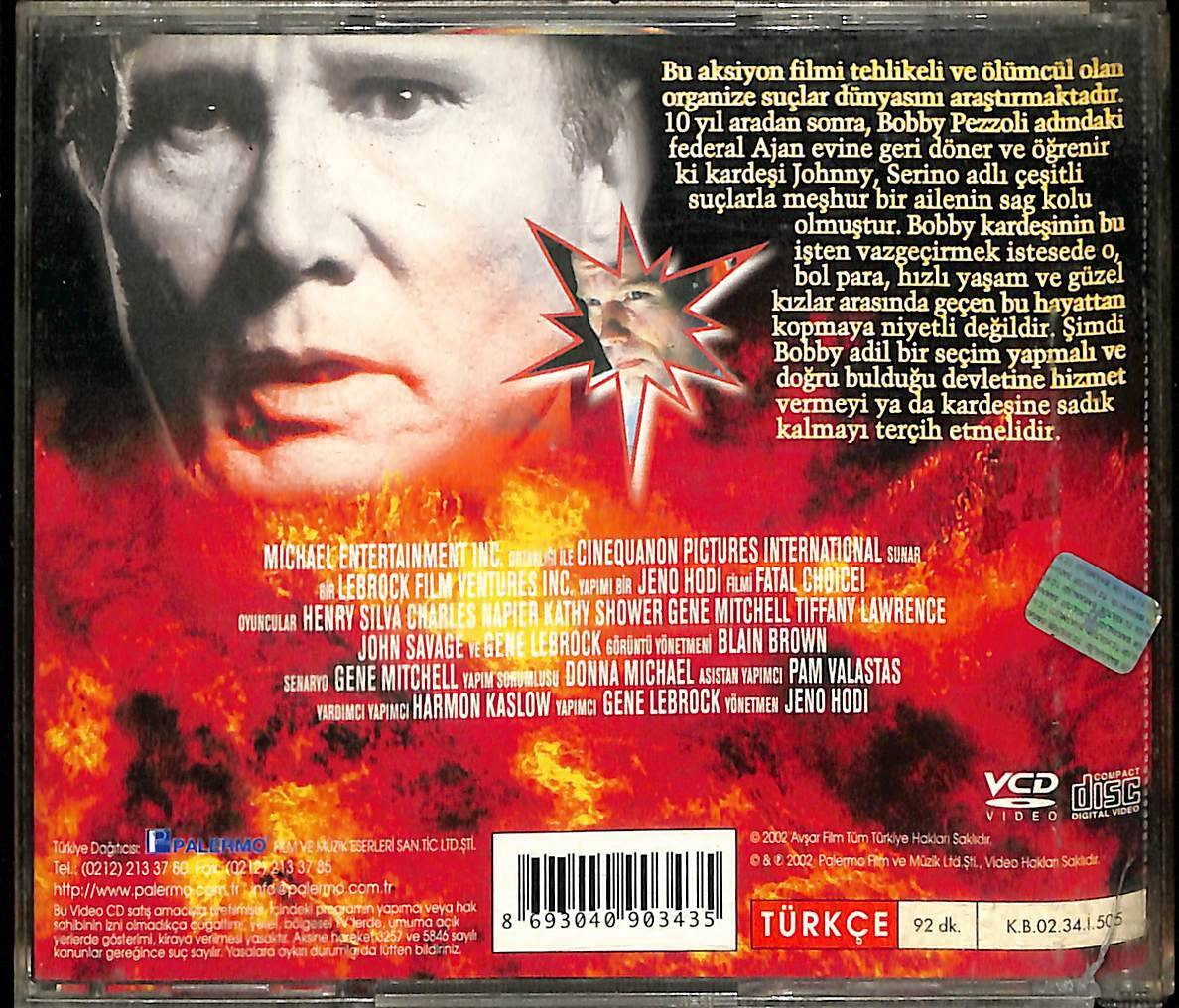 Öldüren Seçim VCD Film VCD15883 - 2