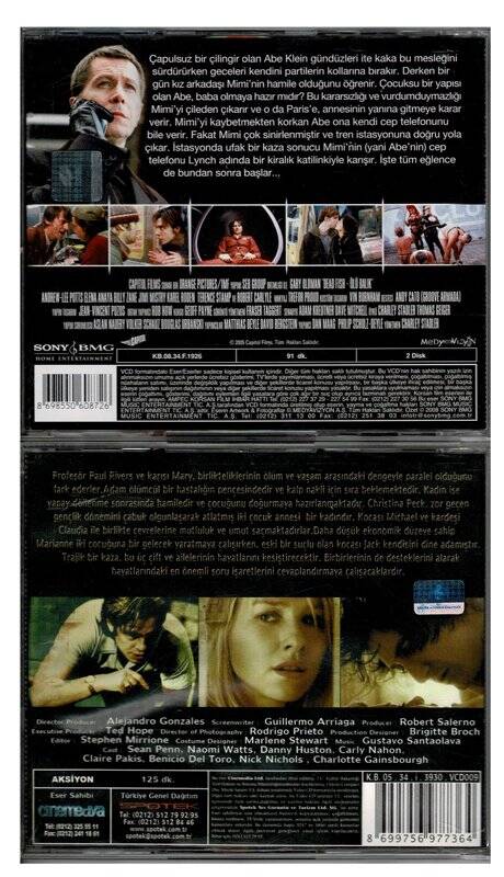 Ölü Balık 21 Gram - 2 Adet VCD Film VCD697 - 2