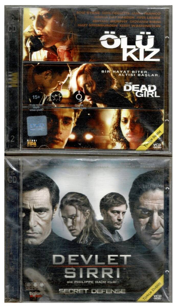 Ölü Kız Devlet Sırrı - 2 Adet VCD Film VCD981 - 1