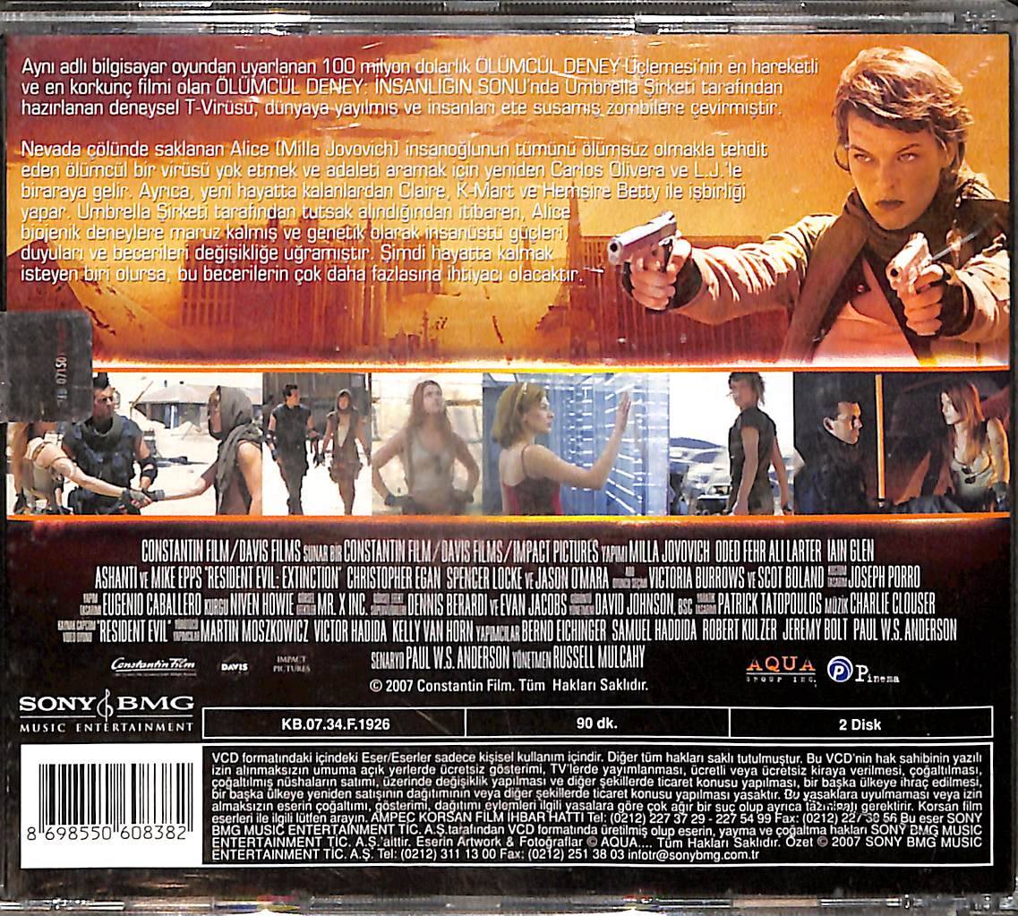 Ölümcül Deney İnsanlığın Sonu Orijinal VCD Film VCD29178 - 2