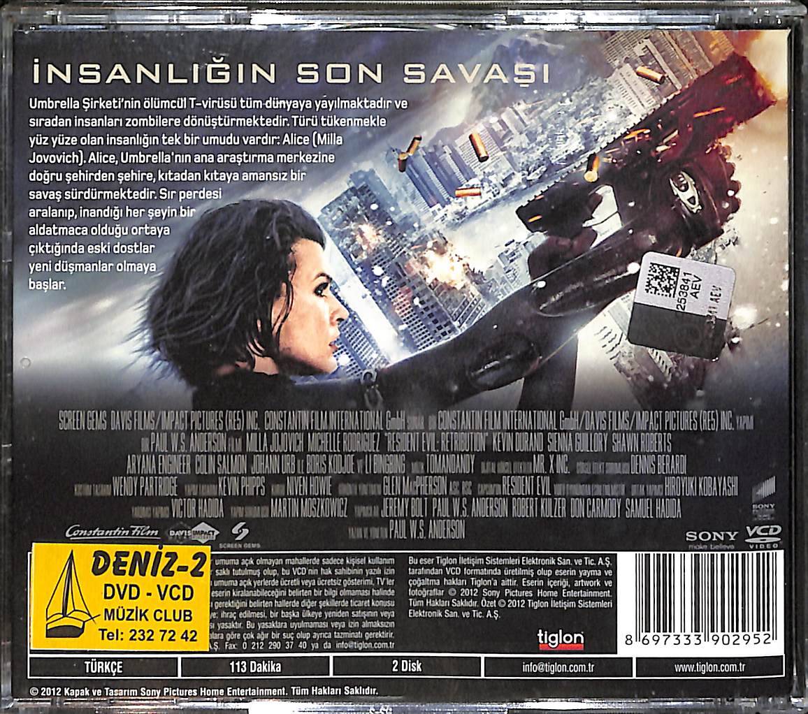 Ölümcül Deney: İntikam (2012) Orjinal VCD Film ' Milla Jovovich ' VCD28472 - 2