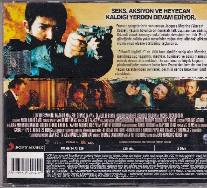 Ölümcül İçgüdü VCD Film VCD9296 - 2