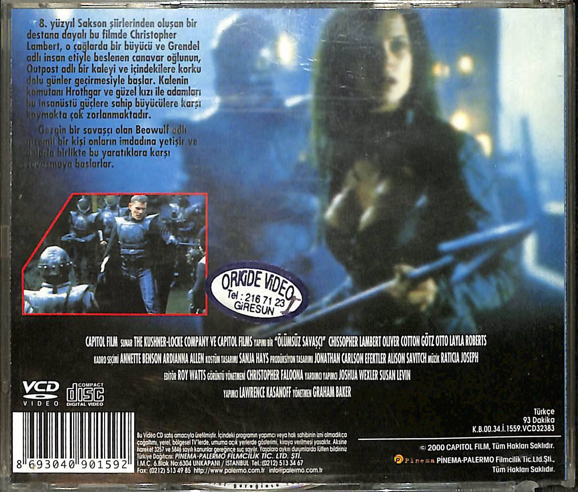 Ölümsüz Savaşçı - Beowulf VCD Film VCD27364 - 2