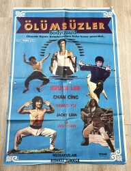 Ölümsüzler Bodyguard (Muhafızlar) Orijinal Sinema Afişi - Bruce Lee & Jackie Chan - Dev Boy (70x100 cm) AFIS66 - Gökçekoleksiyon