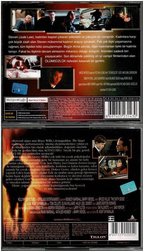 Ölümsüzlük Altıncı His - 2 Adet VCD Film VCD753 - 2