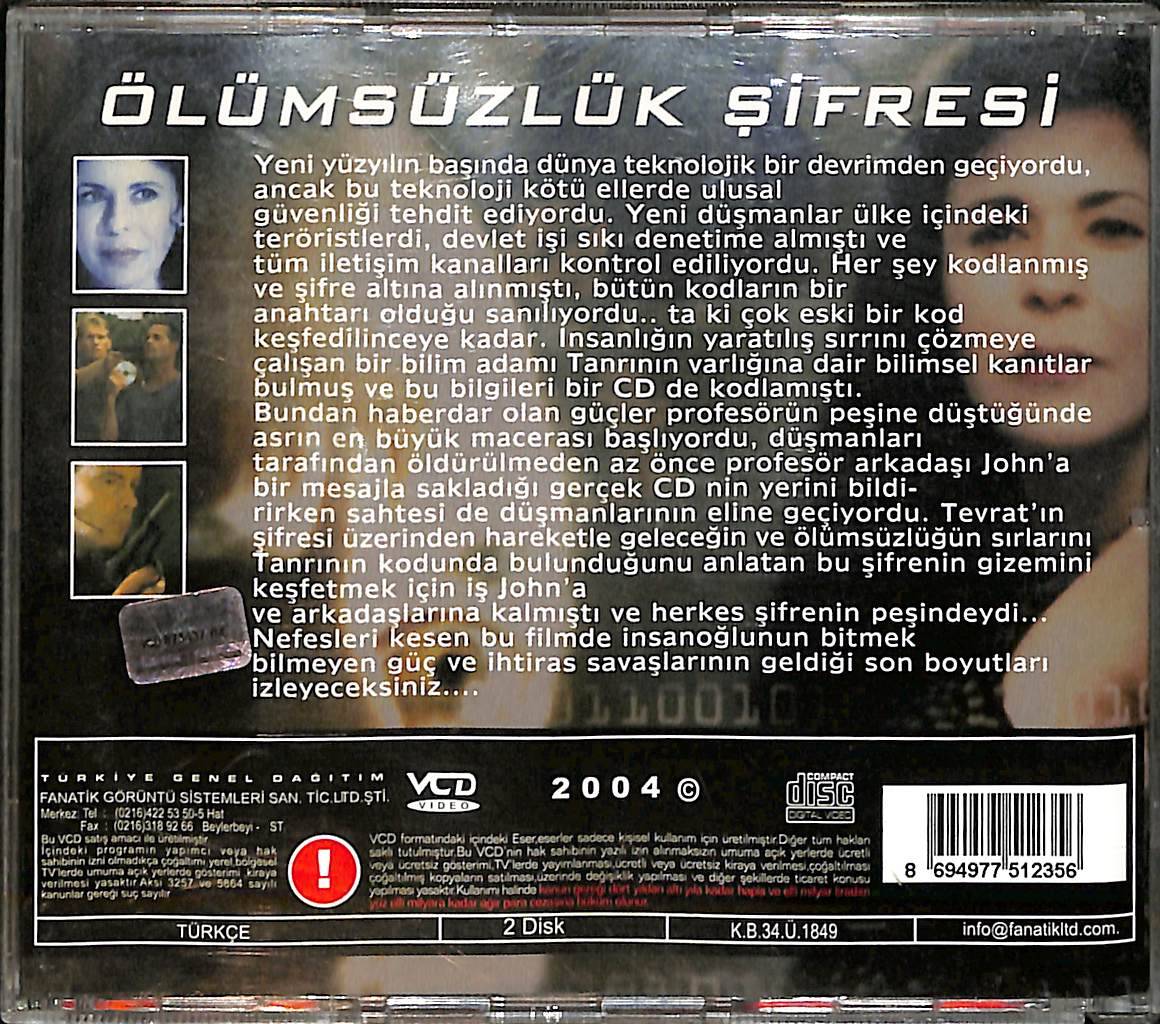 Ölümsüzlük Şifresi - The Code Conspiracy (2002) Orjinal VCD Film ***ÇOK NADİR FİLM*** VCD28446 - 2