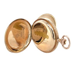 Omega 14 Ayar Mineli Kurmalı Cep Saati - EBY198 - 2