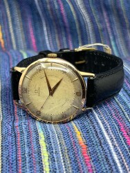 Omega 18 Ayar Kurmalı Erkek Kol Saati SAA144 - 5