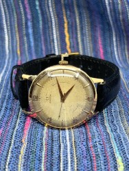 Omega 18 Ayar Kurmalı Erkek Kol Saati SAA144 - 3