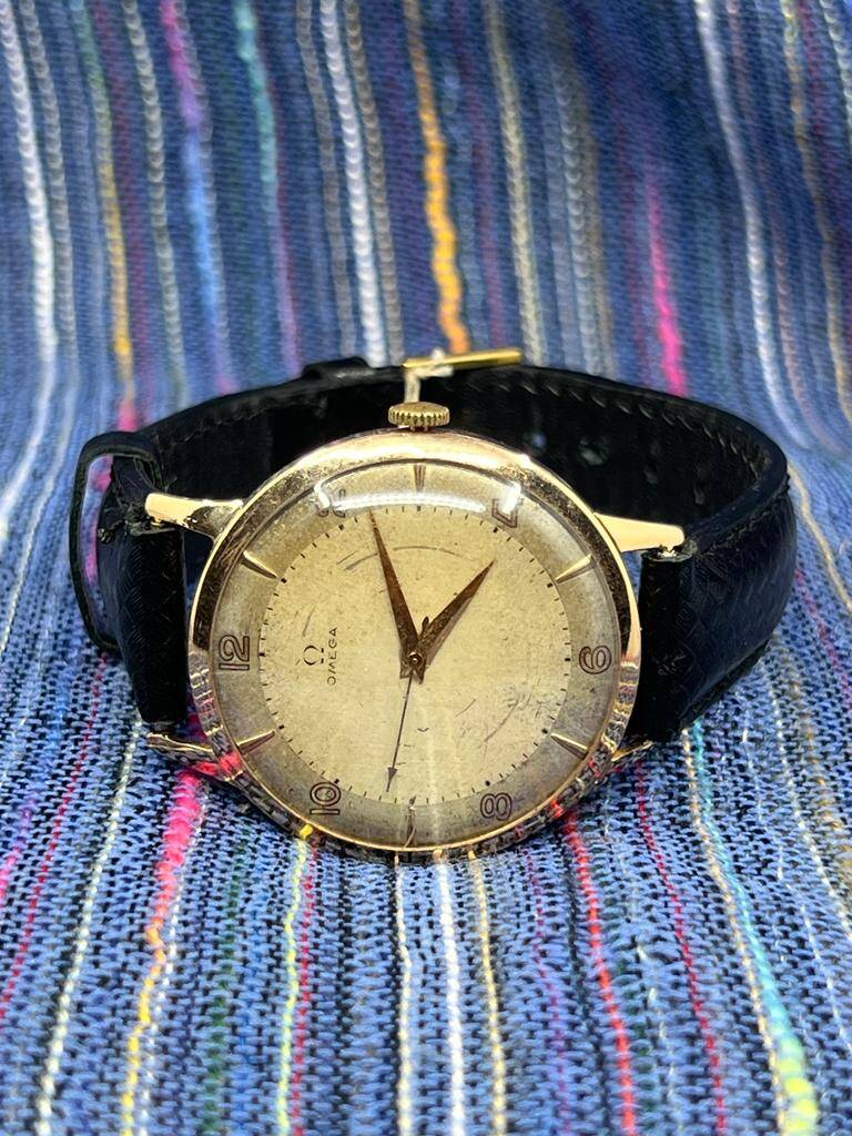Omega 18 Ayar Kurmalı Erkek Kol Saati SAA144 - 3