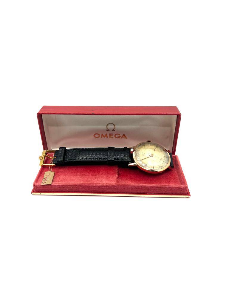 Omega 18 Ayar Kurmalı Erkek Kol Saati SAA144 - 1