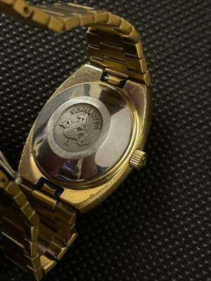 OMEGA Seamester 14 Ayar Altın Kaplama Otamatik Bayan Kol Saati SAA146 - 4
