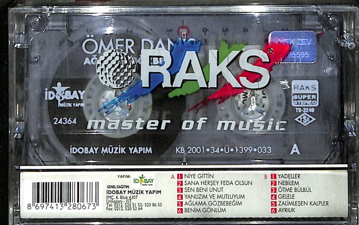 Ömer Danış - Ağlama Gözbebeğim Kaset (Sıfır) KST28103 - 2