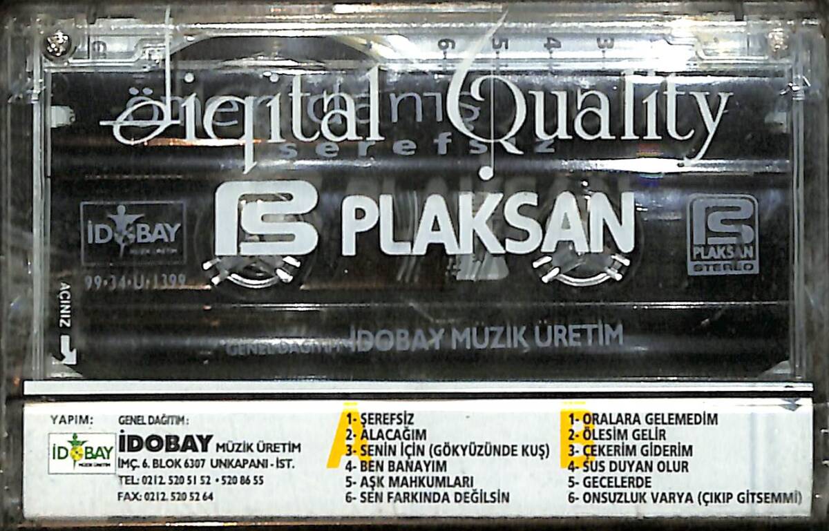 Ömer Danış - Şerefsiz Kaset (Sıfır Kaset) KST29513 - 2