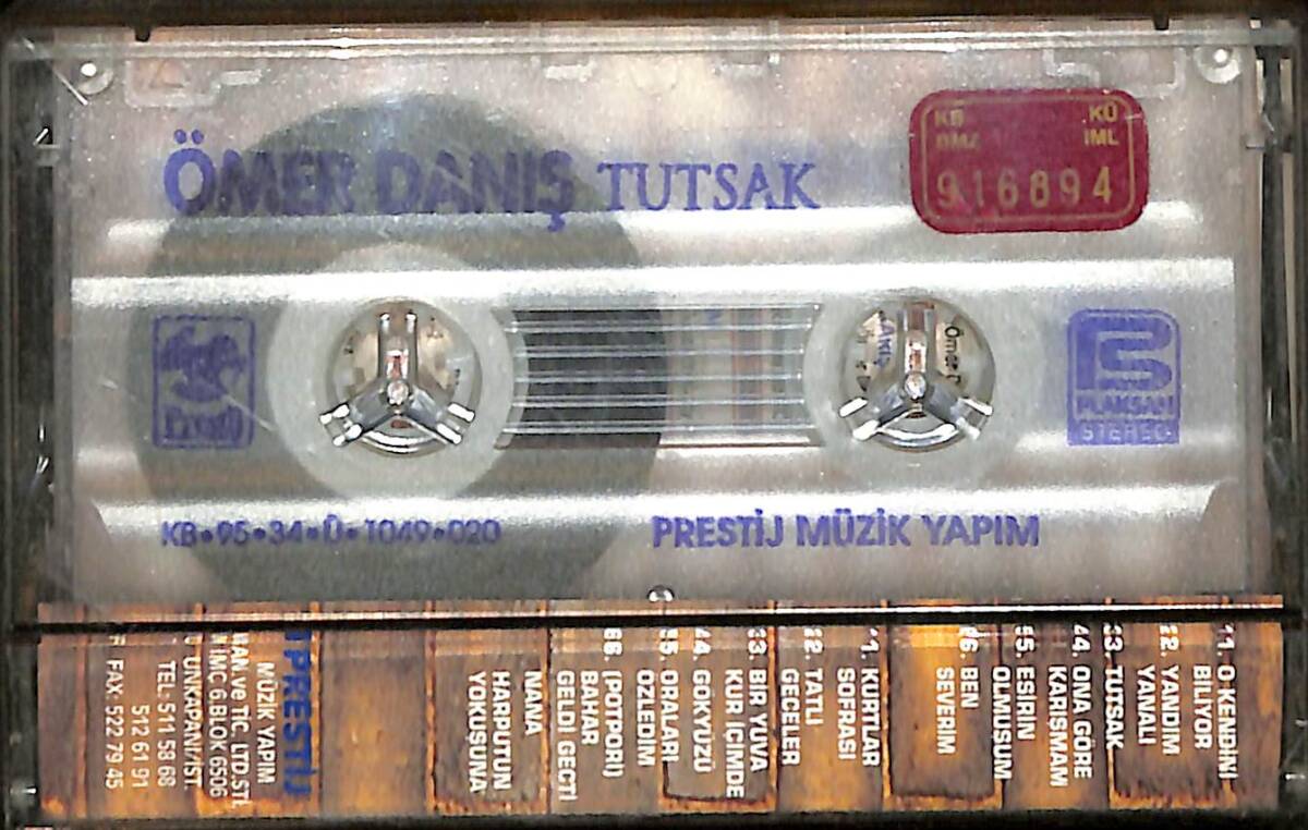 Ömer Danış - Tutsak Kaset (İkinci El Kaset) KST29064 - 2