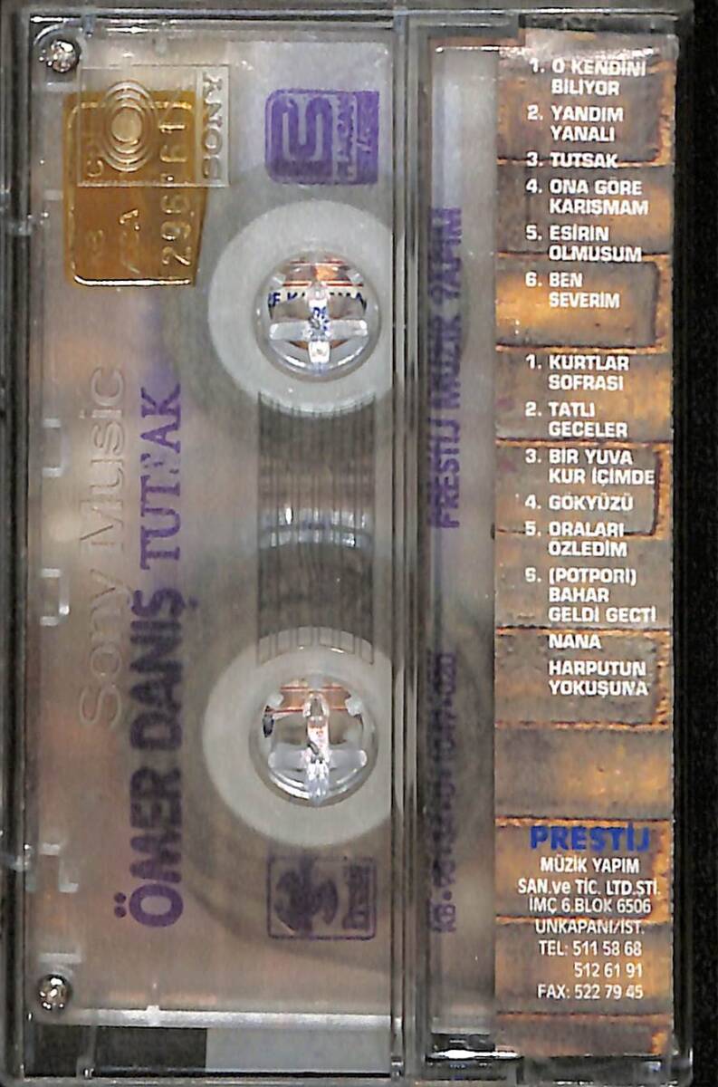 Ömer Danış - Tutsak Kaset (İkinci El) KST28556 - 2