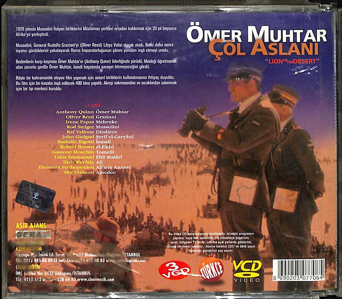 Ömer Muhtar Çöl Aslanı (Anthony Quinn) VCD Film VCD14578 - 2