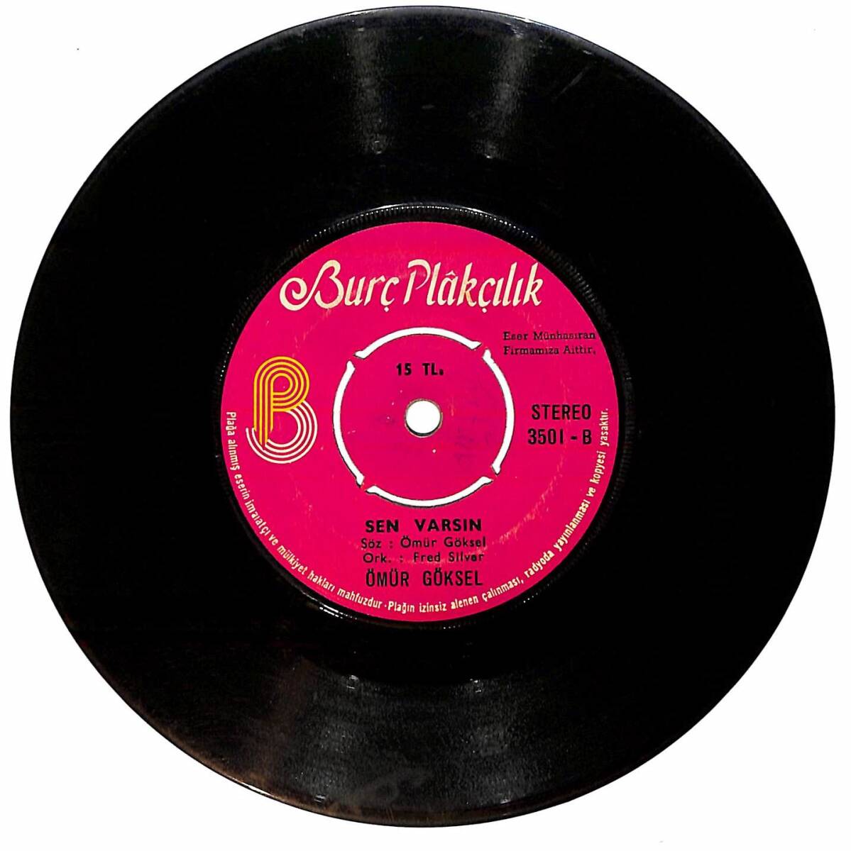 Ömür göksel - İçki - Sigara / Sen Varsın Plak (10/6.5) PLK26137 - 2