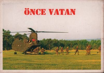 Önce Vatan Temalı Kartpostal KRT3145 - 2