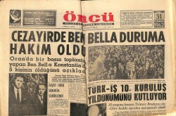 Öncü Gazetesi 31 Temmuz 1962 - Cezayirde Ben Bella Duruma Hakim Oldu GZ66010 - 2
