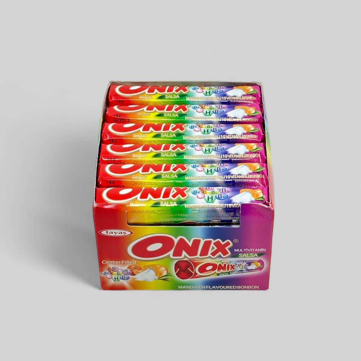 Onix (Tayaş) Mandalina Aromalı 10 Vitaminli Bonbon Şeker AOB4334 (N) - 4