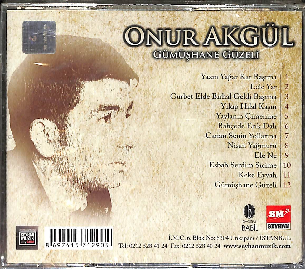 Onur Akgül - Gümüşhane Güzeli CD (Sıfır) CD4708 - 2