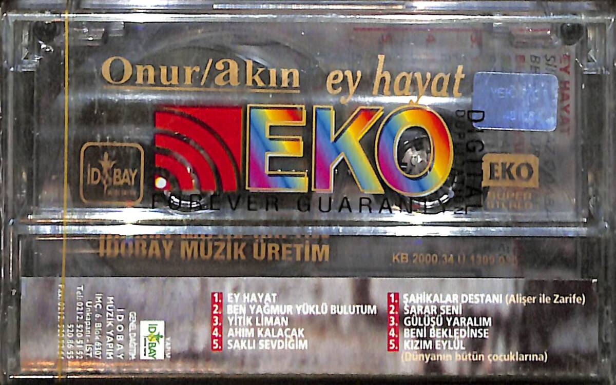 Onur Akın - Ey Hayat Kaset (Sıfır) KST28074 - 2