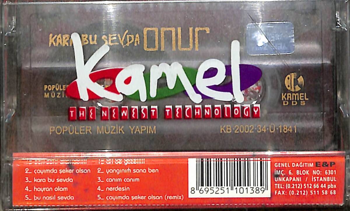 Onur - Kara Bu Sevda Kaset (Sıfır Kaset) KST29108 - 2