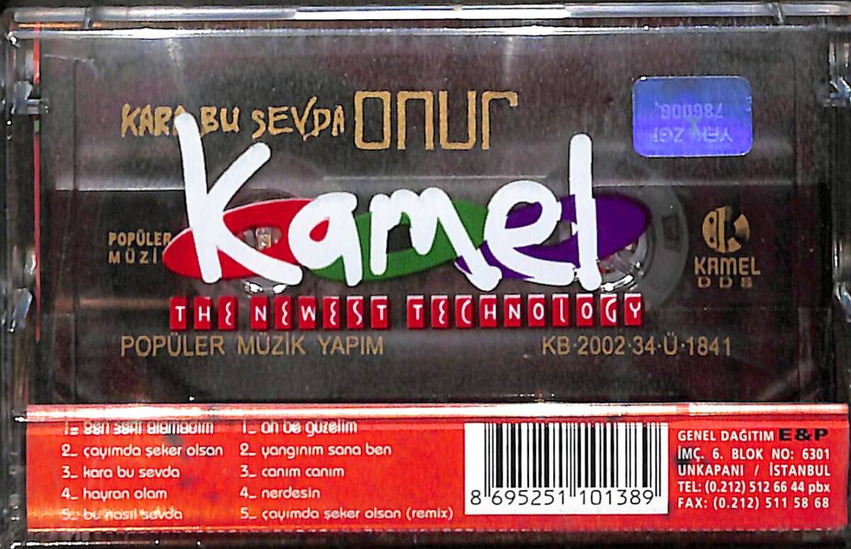 Onur - Kara Bu Sevda Kaset (Sıfır) KST26899 - 2