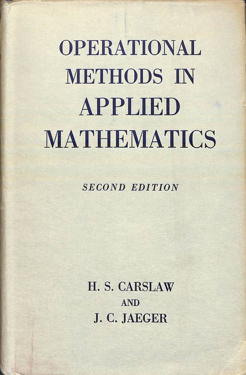 Operational Methods in Applied Mathematics NDR94032 - 1