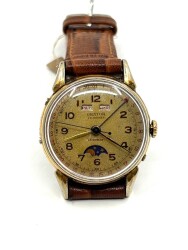 Orator London Aylı Günlü Mehtaplı Krona Erkek Kol Saati SAA164 #6.90 - Gökçekoleksiyon