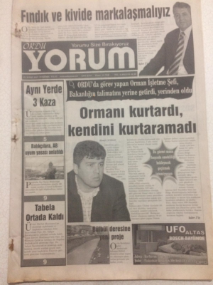 Ordu Yorum Gazetesi 1 Şubat 2007 - Fındık Ve Kivide Markalaşmalıyız GZ23265 - 1