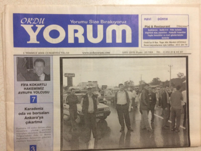 Ordu Yorum Gazetesi 1 Temmuz 2006 - Selde Evler Çöktü Köprüler Yıkıldı GZ24782 - 1