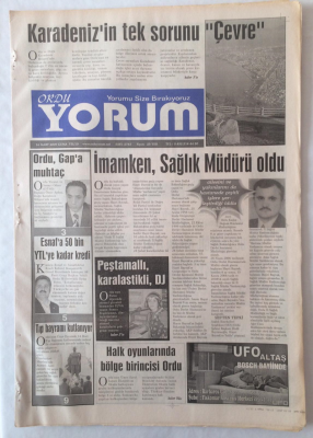 Ordu Yorum Gazetesi 16 Mart 2007 - İmamken Sağlık Müdürü Oldu GZ23201 - 1
