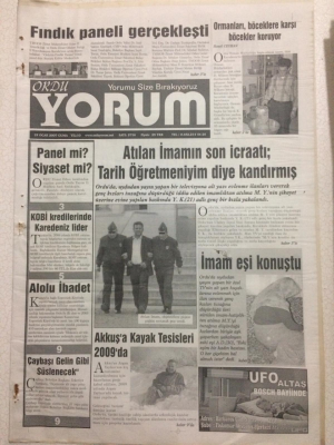 Ordu Yorum Gazetesi 19 Ocak 2007 - Fındık Paneli Gerçekleşti GZ23420 - 1