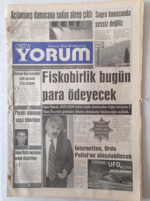 Ordu Yorum Gazetesi 2 Nisan 2007 - İmam Hatip Mezunları Neden Eleştiriliyor GZ23240 - 1