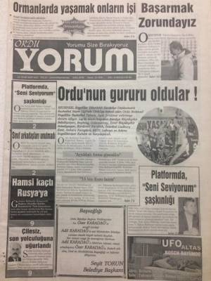 Ordu Yorum Gazetesi 23 Ocak 2007 - Ordunun Gururu Oldular GZ23423 - 1