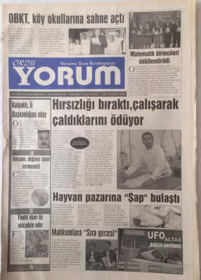 Ordu Yorum Gazetesi 29 Mart 2007 - Fındık Akarı İle Mücadele Edin GZ23212 - 1