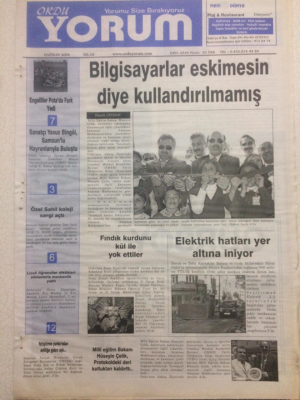Ordu Yorum Gazetesi 3 Haziran 2006 - Fındık Kurdunu Kül İle Yok Ettiler GZ23337 - 1