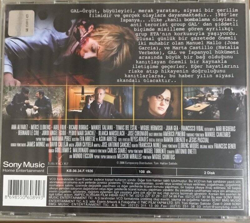 Örgüt VCD Film VCD6960 - 2
