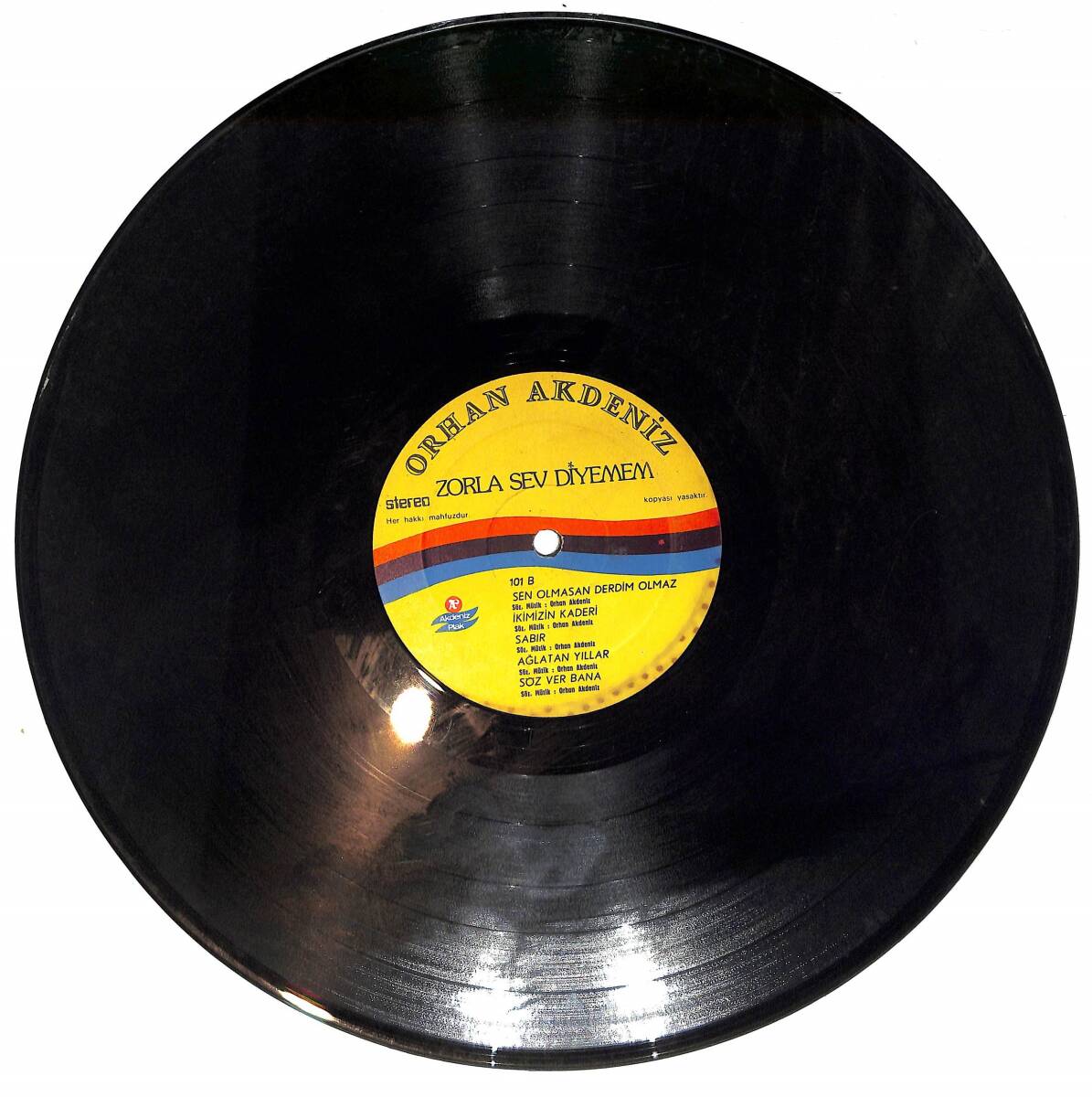 Orhan Akdeniz - Zorla Sev Diyemem LP PLAK (Açıklamayı Okuyunuz) PLK26632 - 2