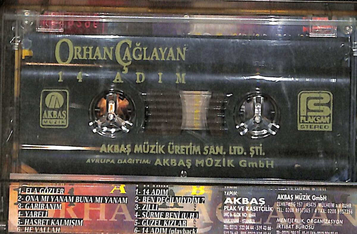 Orhan Çağlayan - 14 Adım Kaset (İkinci El) KST28434 - 2