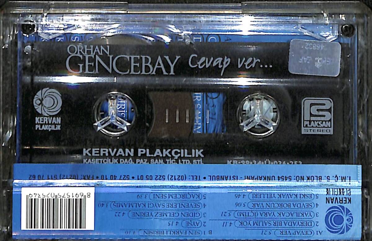 Orhan Gencebay - Cevap Ver Kaset (İkinci El) KST29275 - 2