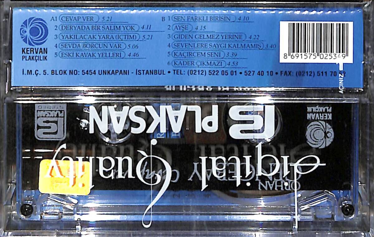 Orhan Gencebay - Cevap Ver Kaset (Sıfır) KST28033 - 2
