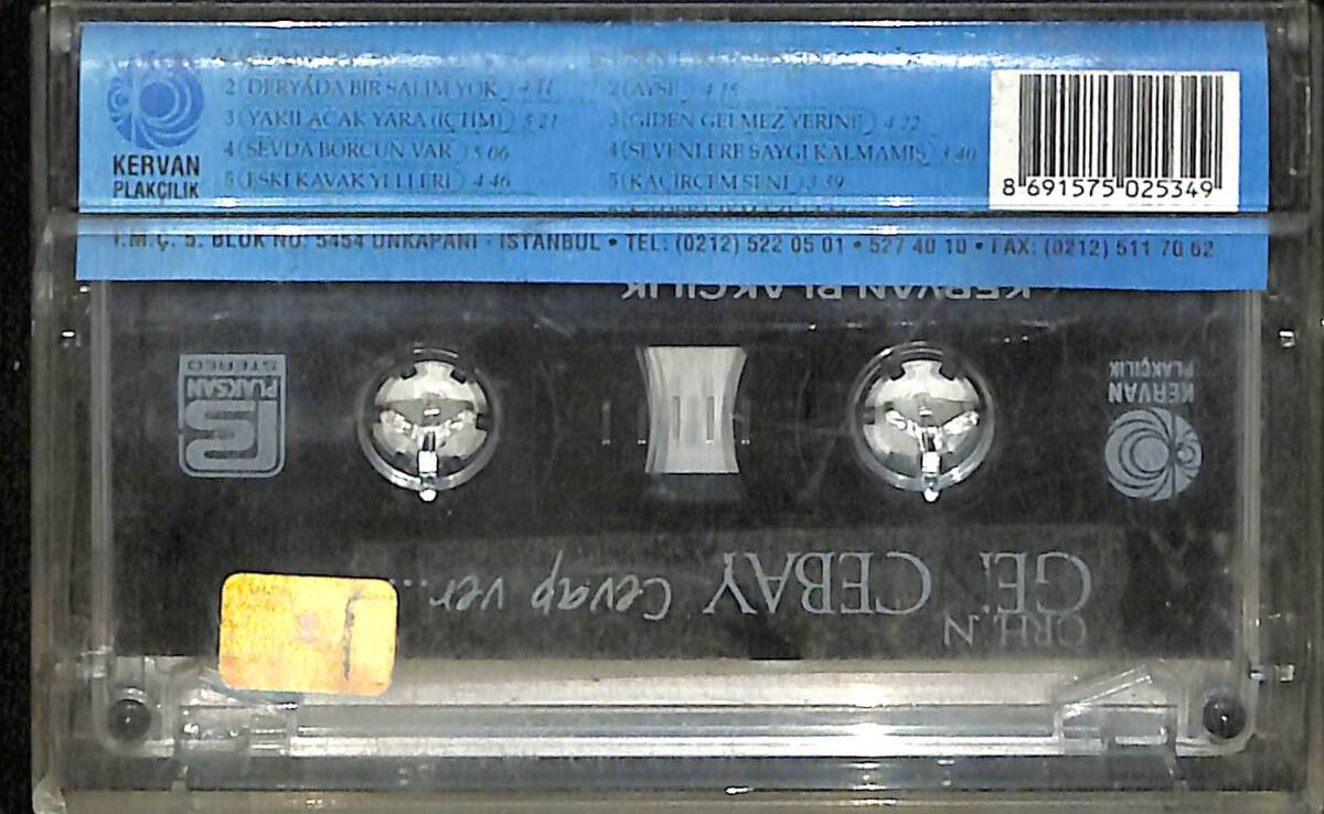 Orhan Gencebay - Cevap Ver Orijinal Kaset (İkinci El) KST30566 - 2