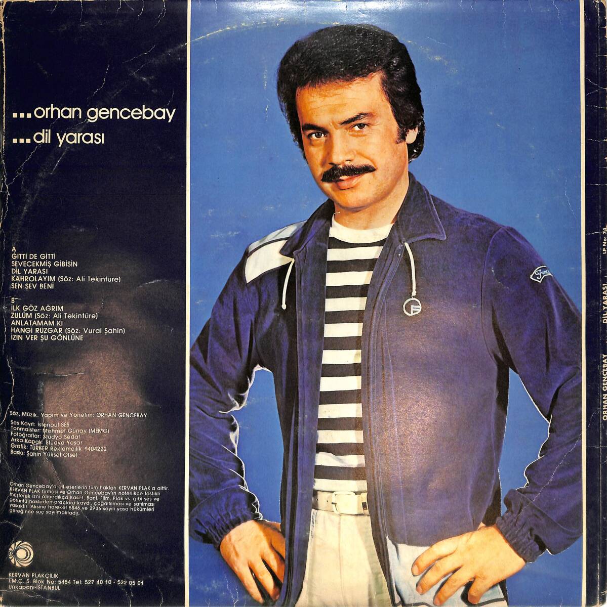 Orhan Gencebay - Dil Yarası LP PLAK (10/8) PLK24101 - 2