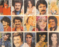 Orhan Gencebay - Ferdi Tayfur - İbrahim Tatlıses - Müjde Ar 15li Sticker KRT9002 - Gökçekoleksiyon